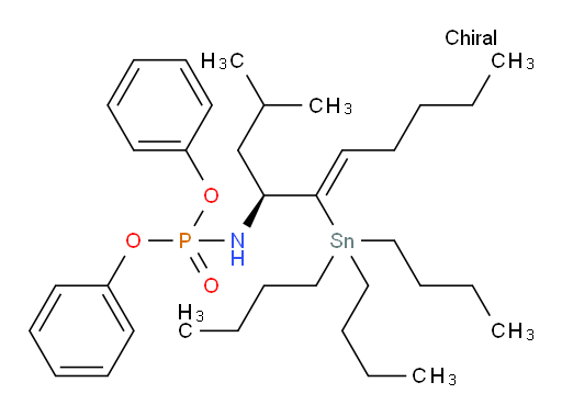 (S,Z)-diphenyl (2-methyl-5-(tributylstannyl)dec-5-en-4-yl)phosphoramidate
