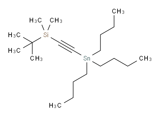 tert-butyldimethyl((tributylstannyl)ethynyl)silane