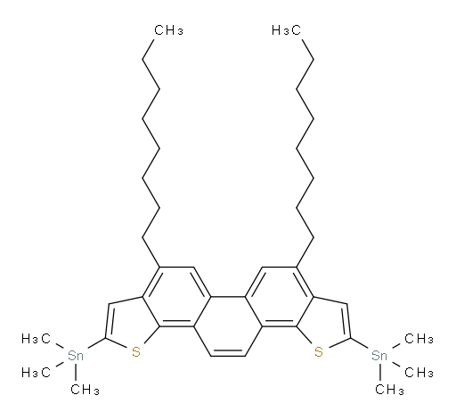 (4,7-dioctylphenanthro[1,2-b:8,7-b']dithiophene-2,9-diyl)bis(trimethylstannane)