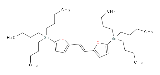 (E)-1,2-bis(5-(tributylstannyl)furan-2-yl)ethene