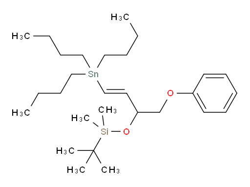 (E)-tert-butyldimethyl((1-phenoxy-4-(tributylstannyl)but-3-en-2-yl)oxy)silane