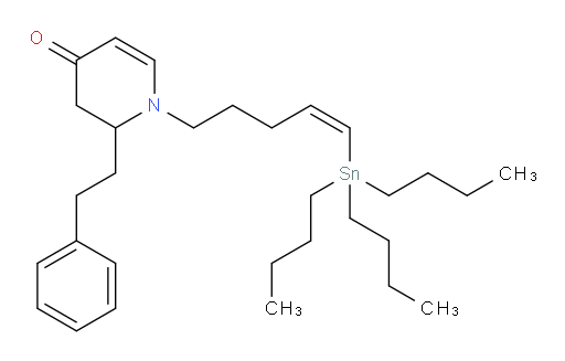 (Z)-2-phenethyl-1-(5-(tributylstannyl)pent-4-en-1-yl)-2,3-dihydropyridin-4(1H)-one