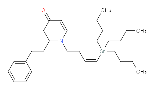 (Z)-2-phenethyl-1-(4-(tributylstannyl)but-3-en-1-yl)-2,3-dihydropyridin-4(1H)-one