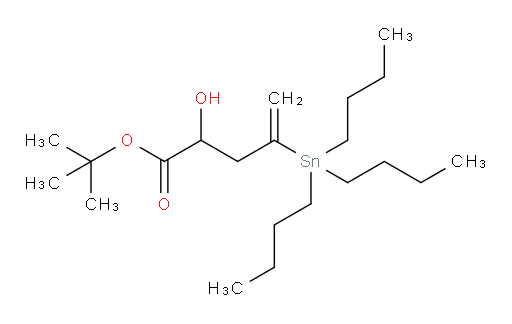 叔丁基 2-羟基-4-(三丁基锡基)戊-4-烯酸酯