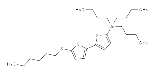 tributyl(5'-(hexylthio)-[2,2'-bithiophen]-5-yl)stannane