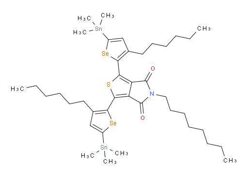 1,3-bis(3-hexyl-5-(trimethylstannyl)selenophen-2-yl)-5-octyl-4H-thieno[3,4-c]pyrrole-4,6(5H)-dione