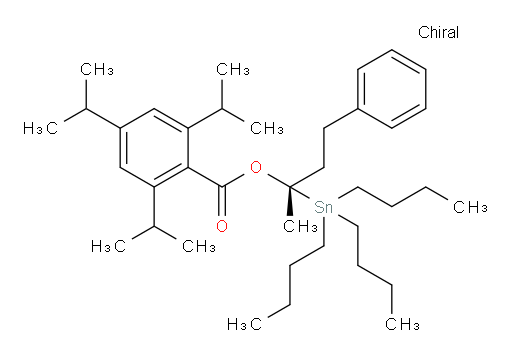 (S)-4-phenyl-2-(tributylstannyl)butan-2-yl 2,4,6-triisopropylbenzoate