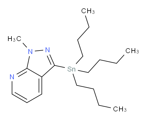 1-methyl-3-(tributylstannyl)-1H-pyrazolo[3,4-b]pyridine