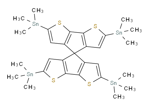 2,2',6,6'-tetrakis(trimethylstannyl)-4,4'-spirobi[cyclopenta[1,2-b:5,4-b']dithiophene]
