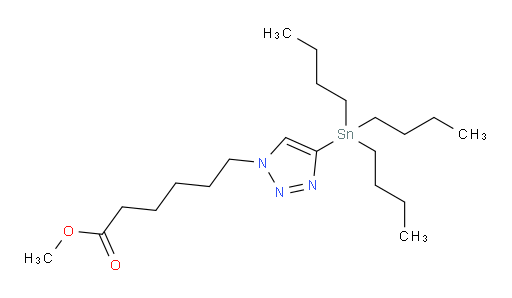 methyl 6-(4-(tributylstannyl)-1H-1,2,3-triazol-1-yl)hexanoate