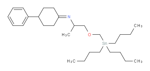 N-(4-phenylcyclohexylidene)-1-((tributylstannyl)methoxy)propan-2-amine