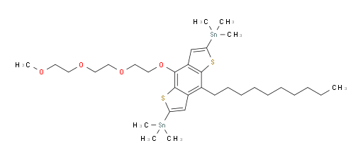(4-decyl-8-(2-(2-(2-methoxyethoxy)ethoxy)ethoxy)benzo[1,2-b:4,5-b']dithiophene-2,6-diyl)bis(trimethylstannane)