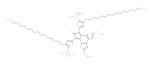 7,9-bis(4-hexadecyl-5-(trimethylstannyl)thiophen-2-yl)-2,5-dimethoxy-8H-indeno[4,5-b:7,6-b']dithiophen-8-one