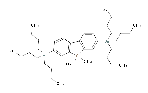 5,5-dimethyl-3,7-bis(tributylstannyl)-5H-dibenzo[b,d]silole