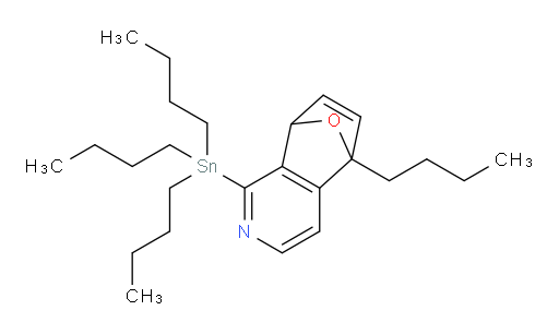 5-丁基-1-(三丁基锡基)-5,8-二氢-5,8-环氧异喹啉