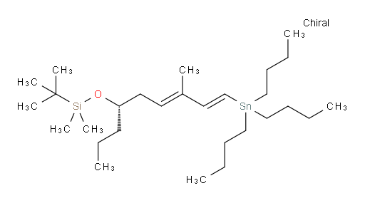 tert-butyldimethyl(((S,6E,8E)-7-methyl-9-(tributylstannyl)nona-6,8-dien-4-yl)oxy)silane