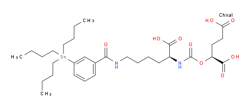 (S)-2-((((S)-1-carboxy-5-(3-(tributylstannyl)benzamido)pentyl)carbamoyl)oxy)pentanedioic acid
