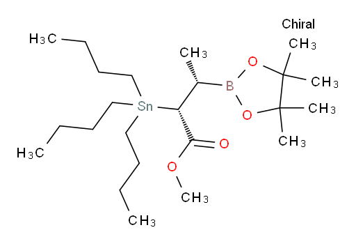 (2R,3S)-methyl 3-(4,4,5,5-tetramethyl-1,3,2-dioxaborolan-2-yl)-2-(tributylstannyl)butanoate