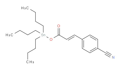 (E)-tributylstannyl 3-(4-cyanophenyl)acrylate