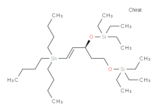 (S,E)-3,3,9,9-tetraethyl-5-(2-(tributylstannyl)vinyl)-4,8-dioxa-3,9-disilaundecane