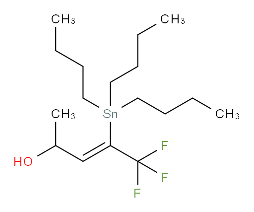 (Z)-5,5,5-trifluoro-4-(tributylstannyl)pent-3-en-2-ol