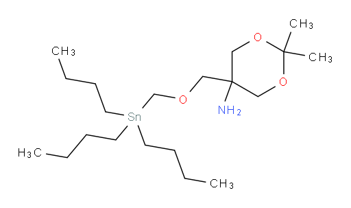 2,2-dimethyl-5-(((tributylstannyl)methoxy)methyl)-1,3-dioxan-5-amine