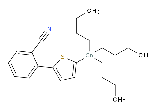 2-(5-(tributylstannyl)thiophen-2-yl)benzonitrile