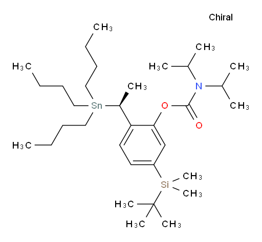 (S)-5-(tert-butyldimethylsilyl)-2-(1-(tributylstannyl)ethyl)phenyl diisopropylcarbamate
