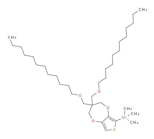 (3,3-bis((dodecyloxy)methyl)-3,4-dihydro-2H-thieno[3,4-b][1,4]dioxepin-6-yl)trimethylstannane