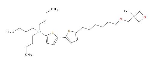 tributyl(5'-(6-((3-methyloxetan-3-yl)methoxy)hexyl)-[2,2'-bithiophen]-5-yl)stannane