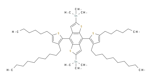 (4,8-bis(3-decyl-5-hexylthiophen-2-yl)benzo[1,2-b:4,5-b']dithiophene-2,6-diyl)bis(trimethylstannane)