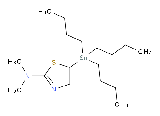 N,N-dimethyl-5-(tributylstannyl)thiazol-2-amine