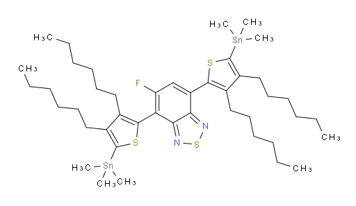 4,7-bis(3,4-dihexyl-5-(trimethylstannyl)thiophen-2-yl)-5-fluorobenzo[c][1,2,5]thiadiazole