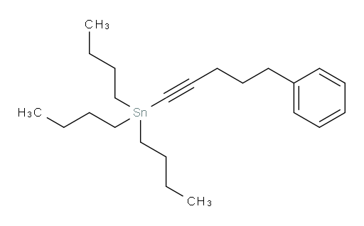 tributyl(5-phenylpent-1-yn-1-yl)stannane
