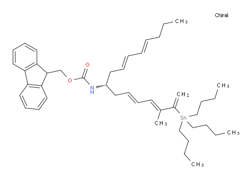 (9H-fluoren-9-yl)methyl ((R,3E,5E,10E,12E)-3-methyl-2-(tributylstannyl)hexadeca-1,3,5,10,12-pentaen-8-yl)carbamate