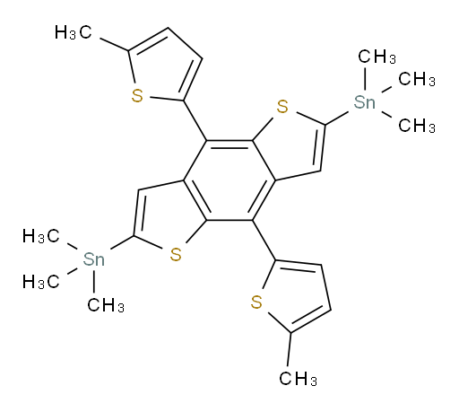 (4,8-bis(5-methylthiophen-2-yl)benzo[1,2-b:4,5-b']dithiophene-2,6-diyl)bis(trimethylstannane)