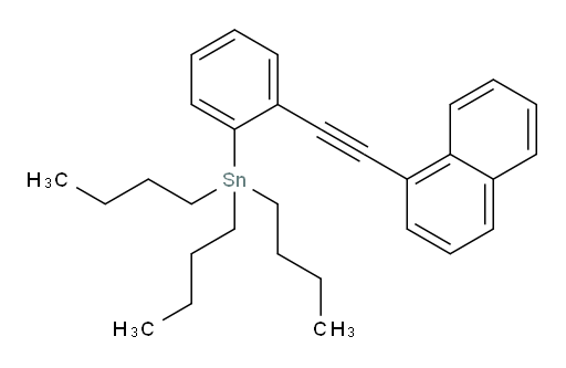 tributyl(2-(naphthalen-1-ylethynyl)phenyl)stannane