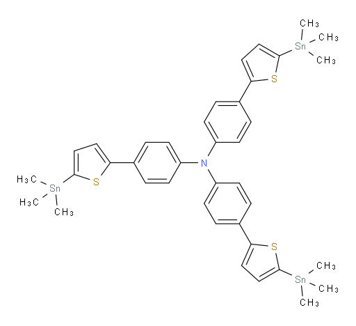tris(4-(5-(trimethylstannyl)thiophen-2-yl)phenyl)amine