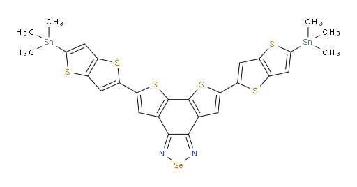 5,8-bis(5-(trimethylstannyl)thieno[3,2-b]thiophen-2-yl)dithieno[3',2':3,4;2'',3'':5,6]benzo[1,2-c][1,2,5]selenadiazole