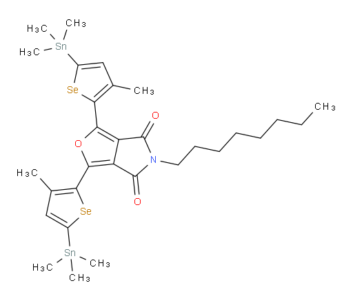 1,3-bis(3-methyl-5-(trimethylstannyl)selenophen-2-yl)-5-octyl-4H-furo[3,4-c]pyrrole-4,6(5H)-dione