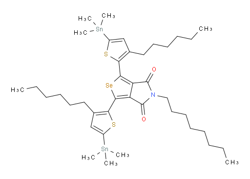 1,3-bis(3-hexyl-5-(trimethylstannyl)thiophen-2-yl)-5-octyl-4H-selenopheno[3,4-c]pyrrole-4,6(5H)-dione