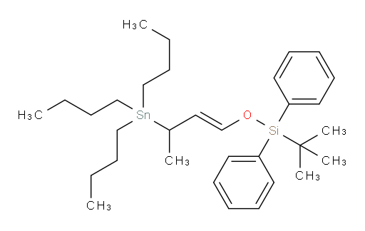 (E)-tert-butyldiphenyl((3-(tributylstannyl)but-1-en-1-yl)oxy)silane
