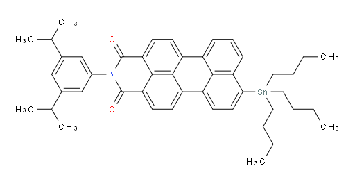 2-(3,5-diisopropylphenyl)-8-(tributylstannyl)-1H-benzo[5,10]anthra[2,1,9-def]isoquinoline-1,3(2H)-dione