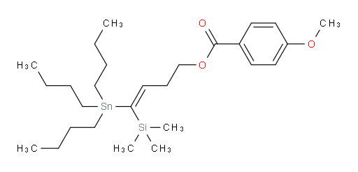 (E)-4-(tributylstannyl)-4-(trimethylsilyl)but-3-en-1-yl 4-methoxybenzoate