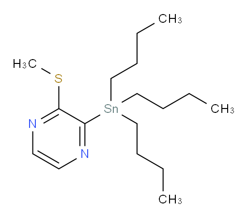 2-(methylthio)-3-(tributylstannyl)pyrazine