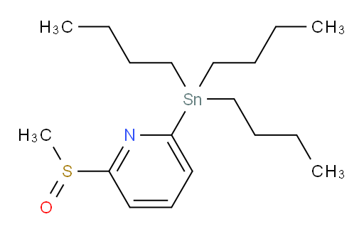 2-(methylsulfinyl)-6-(tributylstannyl)pyridine