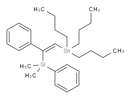 (Z)-dimethyl(phenyl)(1-phenyl-2-(tributylstannyl)vinyl)silane