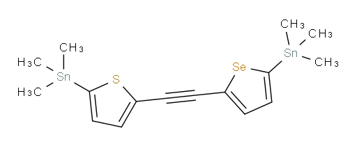 trimethyl(5-((5-(trimethylstannyl)selenophen-2-yl)ethynyl)thiophen-2-yl)stannane