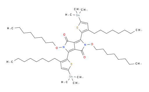 3,6-bis(3-octyl-5-(trimethylstannyl)thiophen-2-yl)-2,5-bis(octyloxy)pyrrolo[3,4-c]pyrrole-1,4(2H,5H)-dione