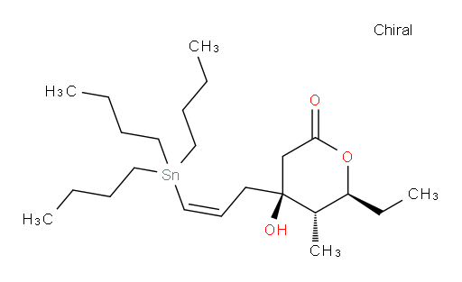 (4S,5S,6S)-6-ethyl-4-hydroxy-5-methyl-4-((Z)-3-(tributylstannyl)allyl)tetrahydro-2H-pyran-2-one